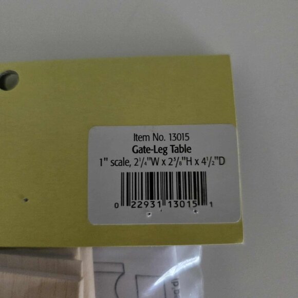 NWT Houseworks Shenandoah Designs Gate-Leg Table Doll House Miniature Kit - Picture 2 of 4